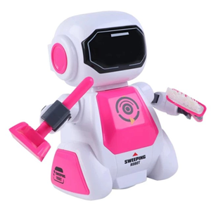 ربات اسباب بازی کنترلی نظافتچی صورتی SMART CLEANING ROBOT مدل T21B-2629_اسباب بازی